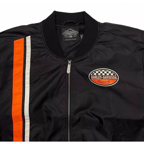 Harley-Davidson Mens 2XL 120th Anniversary Casual Moto Jacket - Black 97555-23VM - Picture 7 of 16